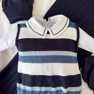  Saída de Maternidade David - Azul Marinho